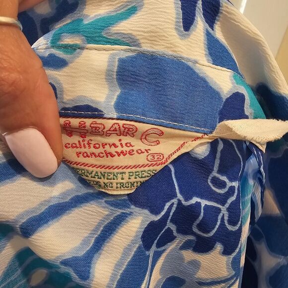 HbarC Women's Vintage Floral Western Shirt - Picture 5 of 6